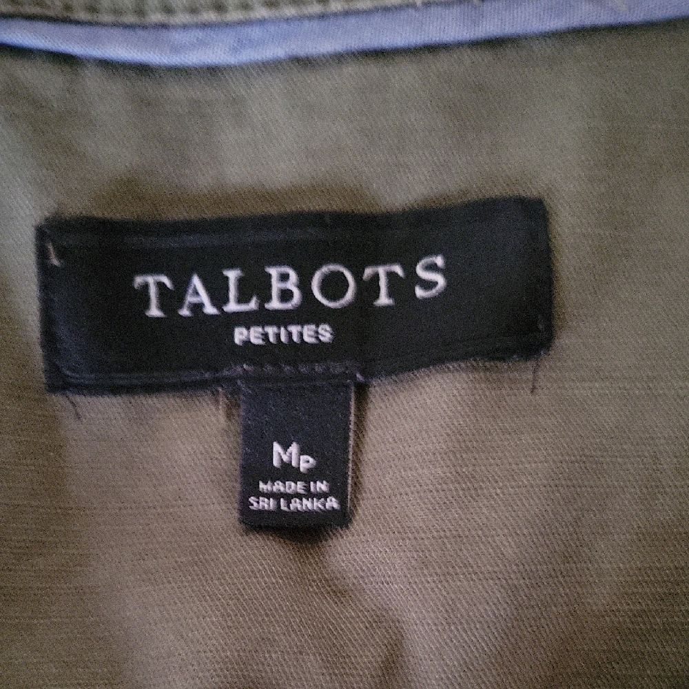 Olive Green Button-Up Jacket - Picture 2 of 9